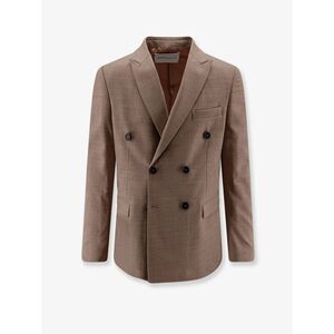 Amaranto Men Virgin Wool Blend Blazer